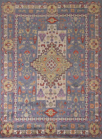 Geometric Heriz Serapi Oriental Area Rug 8x10