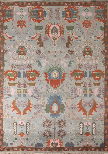 All-Over Oushak Oriental Area Rug 9x12