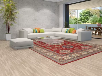 Red Geometric Kazak Oriental Large Rug 10x14