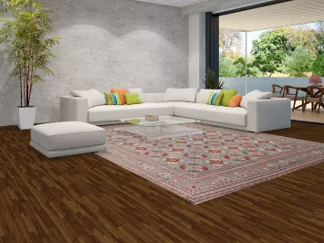 All-Over Geometric Kazak Oriental Area Rug 10x13