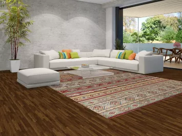 Striped Kazak Geometric Area Rug 10x13