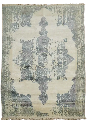 Handmade Abstract Oriental Rug 4x6