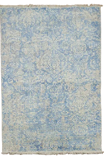Classic Distressed Blue Rug for Stylish Living Spaces 4'x6'