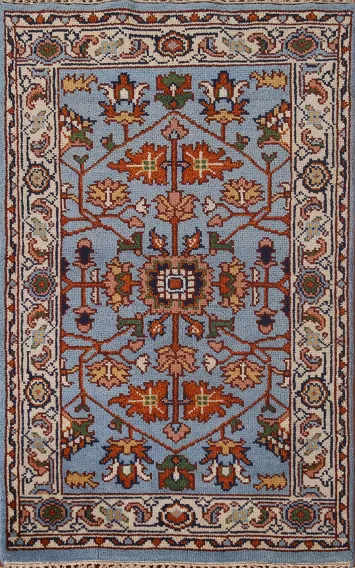 All-Over Floral Heriz Serapi Oriental Rug 3x5