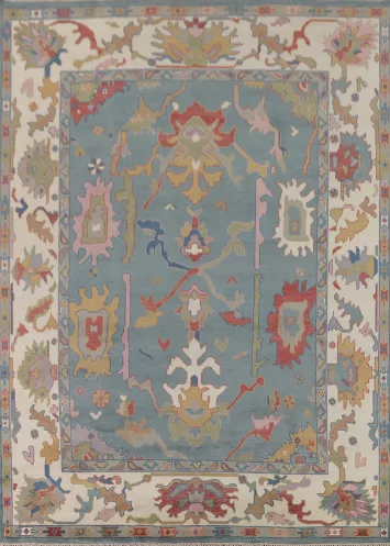 Handmade Oushak Oriental Area Rug 9x12
