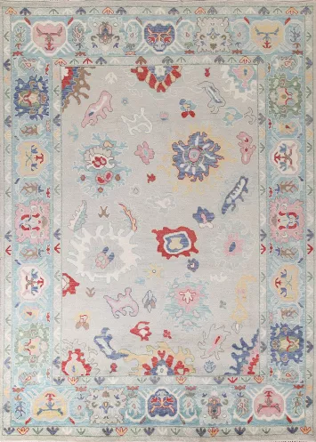Handmade Oushak Oriental Area Rug 9x12