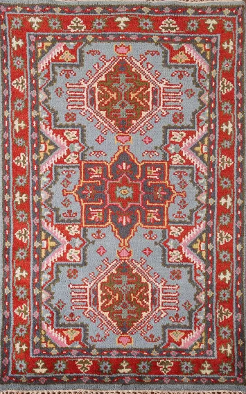 Geometric Heriz-Serapi Oriental Rug 3x5