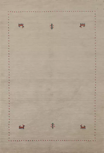 Tribal Gabbeh Oriental Rug 4x6