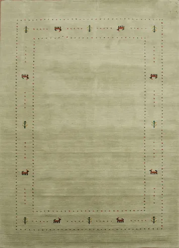 Handmade Tribal Gabbeh Oriental Area Rug 5x8