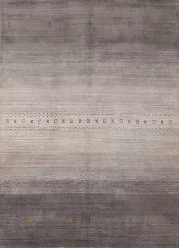 Handmade Gabbeh Indian Area Rug 6x8