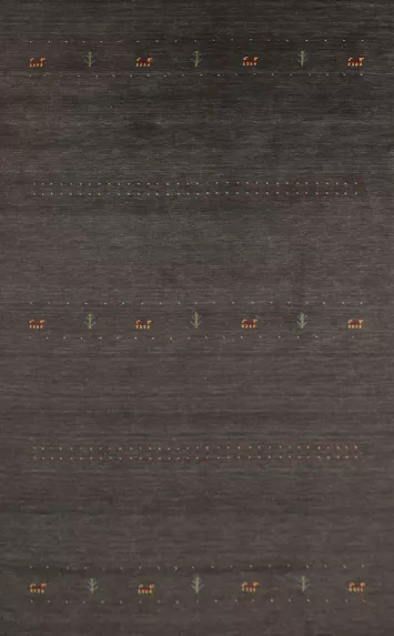 Tribal Animals Gabbeh Oriental Area Rug 6x10