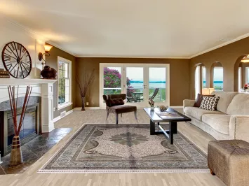 Traditional Qum Turkish Area Rug 8x11