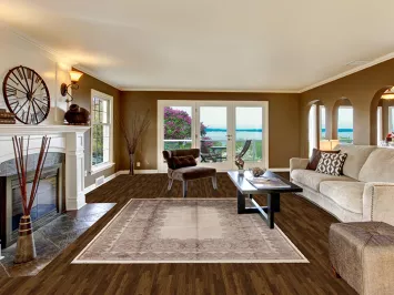 Traditional Qum Turkish Area Rug 7x10