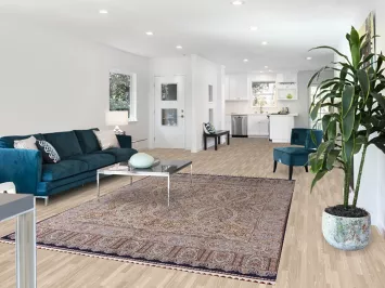 Traditional Qum Turkish Area Rug 6x10