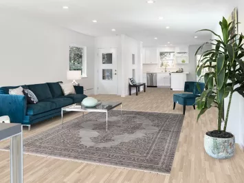 Traditional Qum Turkish Area Rug 7x10