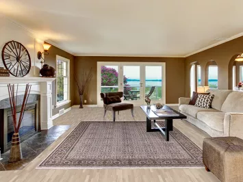 Traditional Qum Turkish Area Rug 8x11