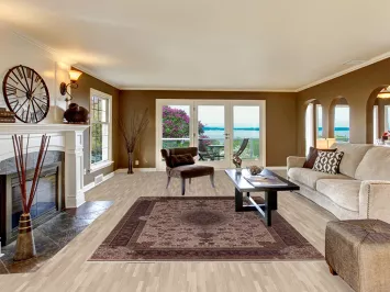 Traditional Tabriz Turkish Area Rug 7x10