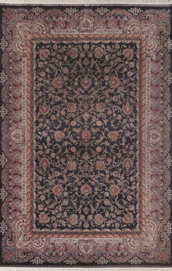 Traditional Tabriz Turkish Area Rug 6x10