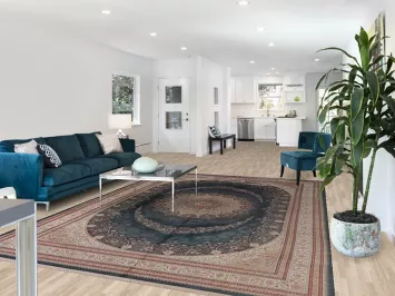 Traditional Isfahan Living Room Area Rug 8x11