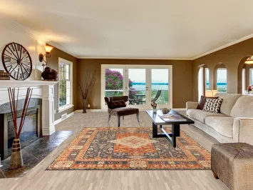 Geometric Kazak Oriental Area Rug 8x10