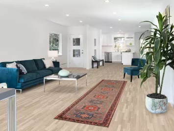 Geometric Kazak Oriental Runner Rug 3x10