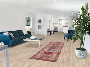 Geometric Kazak Oriental Runner Rug 3x8