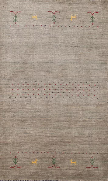 Tribal Gabbeh Oriental Rug 3x5