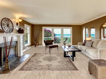 Distressed Anatolian Turkish Area Rug 6x10