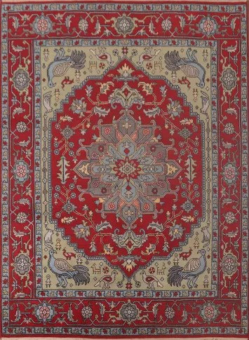 Animal Pictorial Ziegler Oriental Area Rug 8x10