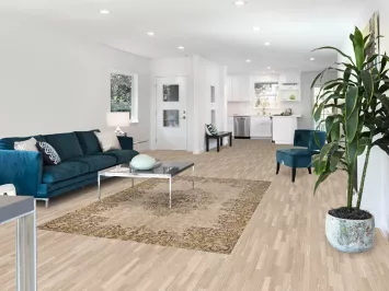 Floral Wool Anatolian Turkish Distressed Rug 5x8