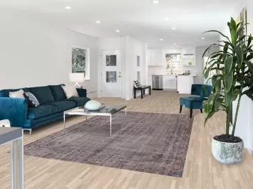 Distressed Over-Dyed Sparta Turkish Area Rug 7x10