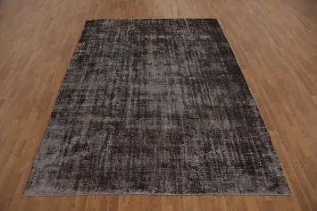 Distressed Over-Dyed Anatolian Turkish Rug 7x10