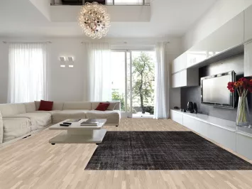 Distressed Wool Anatolian Turkish Area Rug 9x13