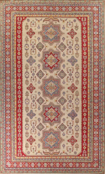 Handmade Wool Kazak Oriental Large Rug 10x16