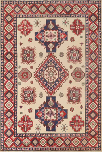 Handmade Kazak Oriental Area Rug 8x12