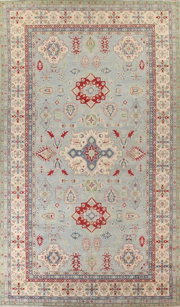 Large Geometric Kazak Oriental Rug 10x16