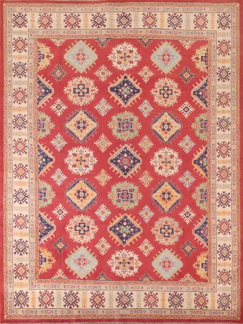 Handmade Wool Kazak Oriental Area Rug 8x10