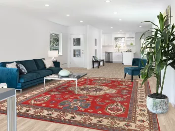 Handmade Red Kazak Oriental Area Rug 9x11