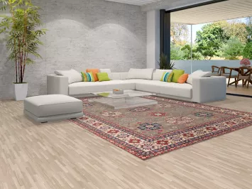 Geometric Wool Kazak Oriental Rug 10x13