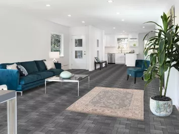 Geometric Wool Oushak Oriental Rug 4x6