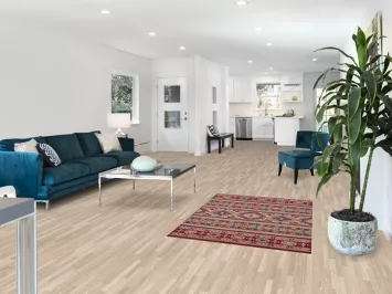 All-Over Geometric Kazak Oriental Accent Rug 3x5