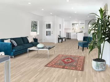 Gray Geometric Kazak Oriental Rug 3x5