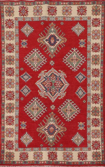 Handmade Wool Kazak Oriental Rug 3x5