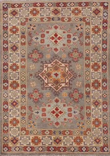 Handmade Wool Kazak Oriental Rug 3x5