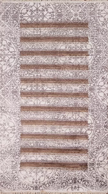 Handmade Striped Abstract Oriental Rug 3x5