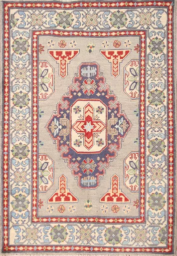 Handmade Wool Kazak Oriental Rug 3x5