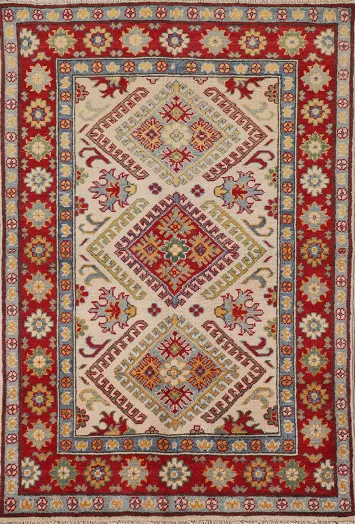 Handmade Wool Kazak Oriental Rug 3x5