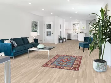 Handmade Blue Kazak Oriental Rug 3x5