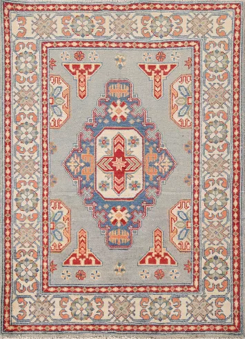 Geometric Kazak Oriental Accent Rug 3x5