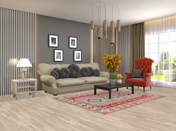 Handmade Wool Kazak Oriental Rug 5x7